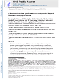 Cover page: A nephrotoxicity-free, iron-based contrast agent for magnetic resonance imaging of tumors