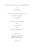 Cover page: Household Reservoirs of Fecal Contamination in Rural Bangladesh