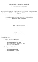 Cover page: Sociodemographic and drug use characteristics, sex behaviors, and motivations for drug use among HIV- seronegative, heterosexual, methamphetamine users in San Diego, CA