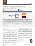 Cover page: Vanadate Retention by Iron and Manganese Oxides