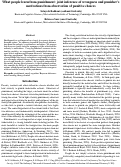 Cover page: What people learn from punishment: joint inference of wrongness and punisher's motivations from observation of punitive choices