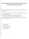 Cover page: Modeling of fluid injection-induced fault reactivation using coupled fluid flow and mechanical interface model