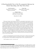 Cover page: A Fixed-bandwidth View of the Pre-asymptotic Inference for Kernel Smoothing with Time Series Data