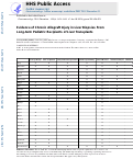 Cover page: Evidence of Chronic Allograft Injury in Liver Biopsies From Long-term Pediatric Recipients of Liver Transplants