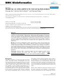 Cover page: WebArray: an online platform for microarray data analysis