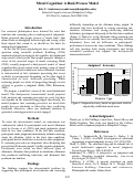 Cover page: Moral Cognition: A Dual-Process Model