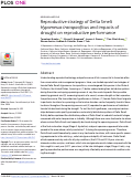 Cover page: Reproductive strategy of Delta Smelt Hypomesus transpacificus and impacts of drought on reproductive performance.