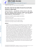 Cover page: Big smile, small self: Awe walks promote prosocial positive emotions in older adults.