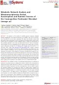 Cover page: Metabolic Network Analysis and Metatranscriptomics Reveal Auxotrophies and Nutrient Sources of the Cosmopolitan Freshwater Microbial Lineage acI