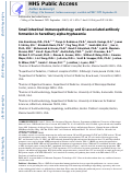 Cover page: Small intestinal immunopathology and GI-associated antibody formation in hereditary alpha-tryptasemia.