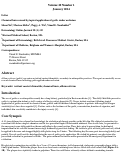 Cover page: Chemical burn caused by topical application of garlic under occlusion