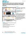 Cover page: Synaptic injury in the inner plexiform layer of the retina is associated with progression in multiple sclerosis.