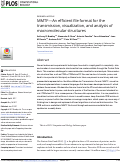 Cover page: MMTF—An efficient file format for the transmission, visualization, and analysis of macromolecular structures