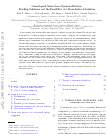 Cover page: Cosmological stasis from dynamical scalars: Tracking solutions and the possibility of a stasis-induced inflation