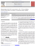 Cover page: Measurement of the WW cross section in s=7 TeV pp collisions with the ATLAS detector and limits on anomalous gauge couplings