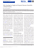 Cover page: Why Funding for Neglected Tropical Diseases Should Be a Global Priority.