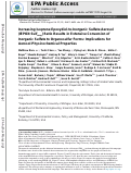 Cover page: Increasing Isoprene Epoxydiol-to-Inorganic Sulfate Aerosol Ratio Results in Extensive Conversion of Inorganic Sulfate to Organosulfur Forms: Implications for Aerosol Physicochemical Properties