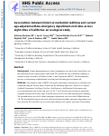 Cover page: Associations between historical residential redlining and current age-adjusted rates of emergency department visits due to asthma across eight cities in California: an ecological study