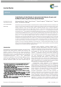 Cover page: Contribution of electrolyte in nanoscale electrolysis of pure and buffered water by particulate photocatalysis