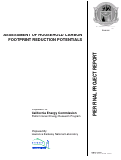 Cover page: ASSESSMENT OF HOUSEHOLD CARBON FOOTPRINT REDUCTION POTENTIALS