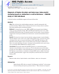 Cover page: Diagnosis of bipolar disorders and body mass index predict clustering based on similarities in cortical thickness-ENIGMA study in 2436 individuals.