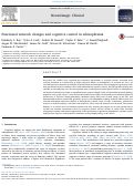 Cover page: Functional network changes and cognitive control in schizophrenia