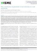 Cover page: The contribution of plasmids to trait diversity in a soil bacterium.