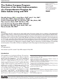 Cover page: The Golden Compass Program: Overview of the Initial Implementation of a Comprehensive Program for Older Adults Living with HIV.