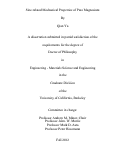 Cover page: Size-related Mechanical Properties of Pure Magnesium