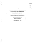 Cover page: A performance comparison of several superscalar processsor [sic] models with a VLIW processor