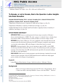 Cover page: To donate, or not to donate, that is the question: Latino insights into brain donation