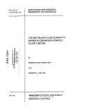 Cover page: Three-Node Triangular Elements Based on Reissner-Mindlin Plate Theory