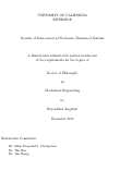 Cover page: Security of Interconnected Stochastic Dynamical Systems