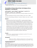 Cover page: Presentation of Human Neural Stem Cell Antigens Drives Regulatory T Cell Induction.