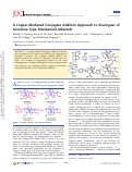 Cover page: A Copper-Mediated Conjugate Addition Approach to Analogues of Aconitine-Type Diterpenoid Alkaloids.