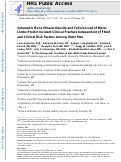 Cover page: Volumetric Bone Mineral Density and Failure Load of Distal Limbs Predict Incident Clinical Fracture Independent of FRAX and Clinical Risk Factors Among Older Men