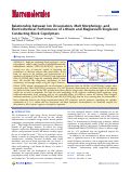 Cover page: Relationship between Ion Dissociation, Melt Morphology, and Electrochemical Performance of Lithium and Magnesium Single-Ion Conducting Block Copolymers