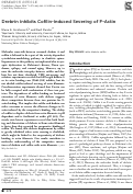 Cover page: Drebrin inhibits cofilin‐induced severing of F‐actin