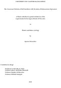 Cover page: The Conscious Criticism of Self Interferes with Freedom of Subconscious Expression