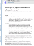 Cover page: Prominent tongue and jaw tremor in a patient with probable Progressive Supranuclear Palsy.