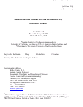 Cover page: Abnormal nocturnal melatonin secretion and disordered sleep in abstinent alcoholics