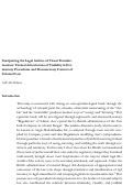 Cover page: Interpreting the Legal Archive of Visual Transformations: Textual Articulations of Visibility in Evidentiary Procedures and Documentary Formats of  Colonial Law