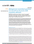 Cover page: Metagenome-assembled-genomes recovered from the Arctic drift expedition MOSAiC.