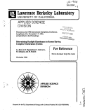 Cover page: DETERMINING DAYLIGHT ILLUMINANCE IN ROOMS HAVING COMPLEX FENESTRATION SYSTEMS