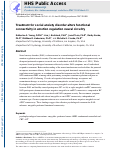Cover page: Treatment for social anxiety disorder alters functional connectivity in emotion regulation neural circuitry