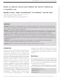 Cover page: Rates of adverse events and related risk factors following e-cigarette use