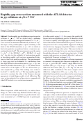 Cover page: Rapidity gap cross sections measured with the ATLAS detector in pp collisions at