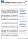 Cover page: NLRs derepress MED10b- and MED7-mediated repression of jasmonate-dependent transcription to activate immunity.