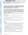 Cover page: Prognostic value of CD103+ tumor-infiltrating lymphocytes and programmed death ligand-1 (PD-L1) combined positive score in recurrent laryngeal squamous cell carcinoma.