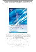 Cover page: Measuring self-regulation in a physically active context: Psychometric analyses of scores derived from an observer-rated measure of self-regulation